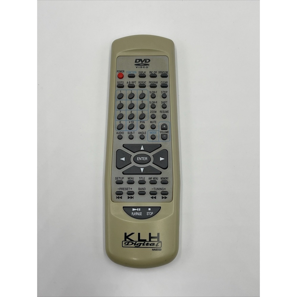 KLH HA9000‎ Remote Control Digital DVD With Cover #27